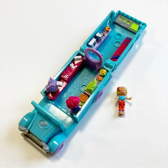 🌸 Polly Pocket | 1996 Flower Cafe On The Go - Picture 5 of 7